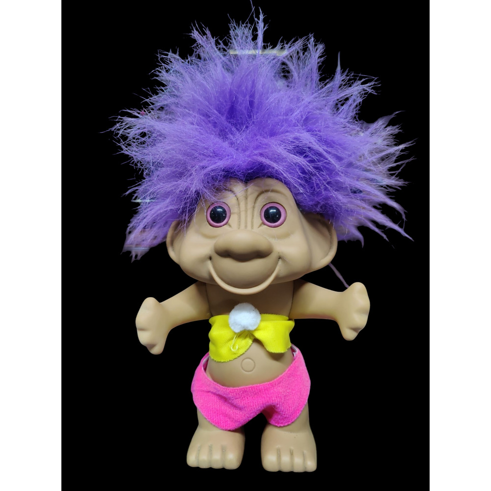 Vintage 1992 Tots and Things Troll Doll 8"
